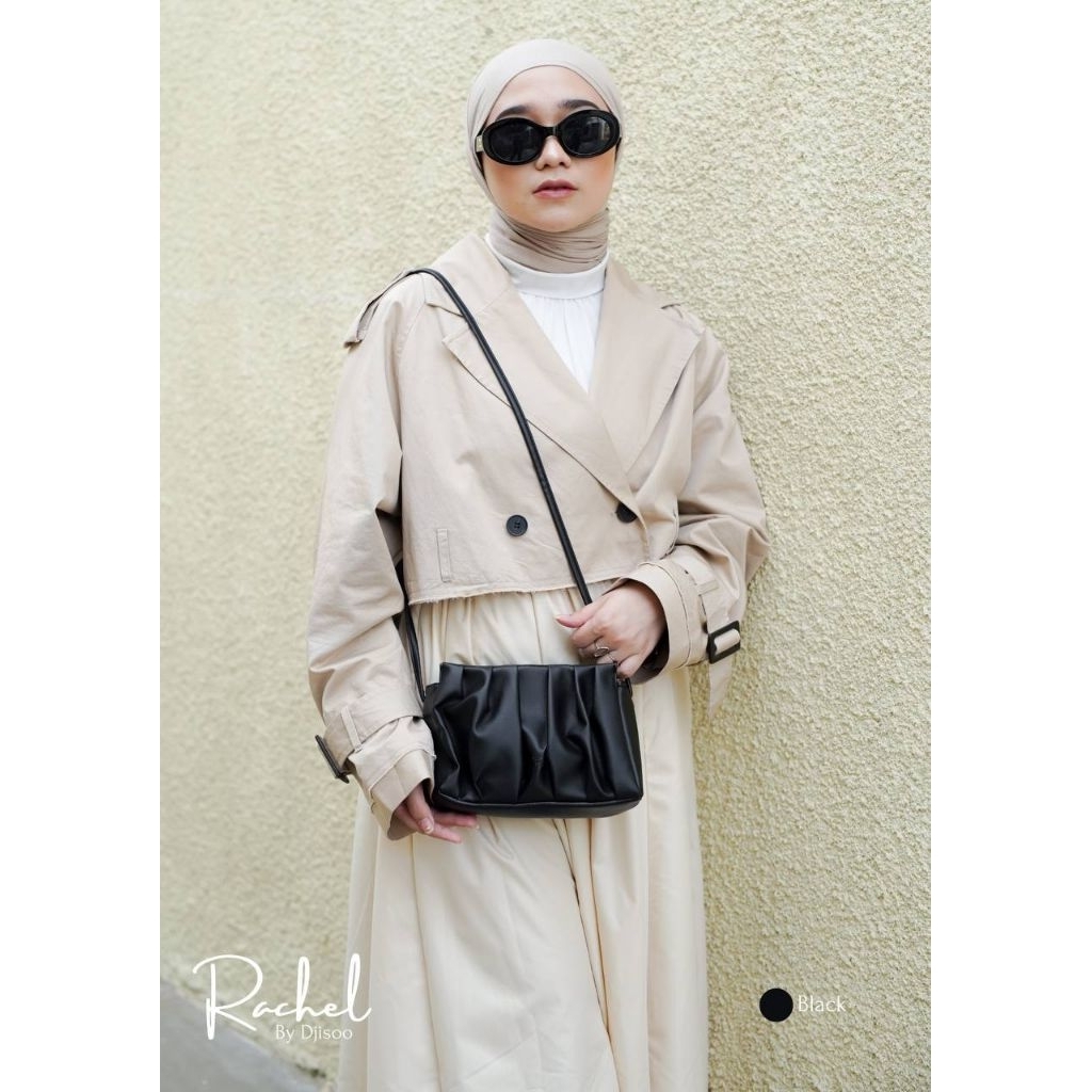 Slingbag Rachel tas Sling Bag Kasual BLACK By Djiso
