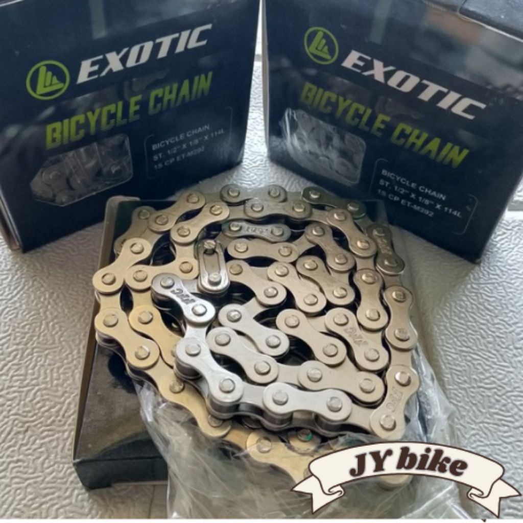 rantai sepeda BMX single speed/ 1 speed untuk ukuran 12,16,18,20,lipat,mini,fixi