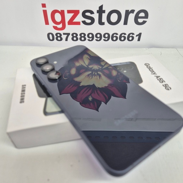 Samsung Galaxy A55 Navy 12/256 Fullset No Minus Mulus LIke NEW