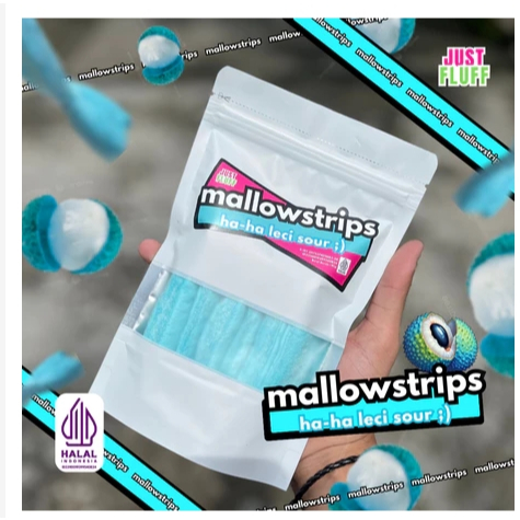 

Mallow Strips HaHa Leci Sour Justfluff Marshmallow [HALAL] [1 PACK]