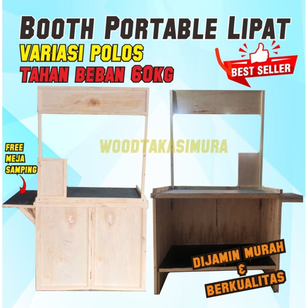 Uddjaya_ Booth Portable/Booth Lipat/Gerobak Lipat /Booth Lipat