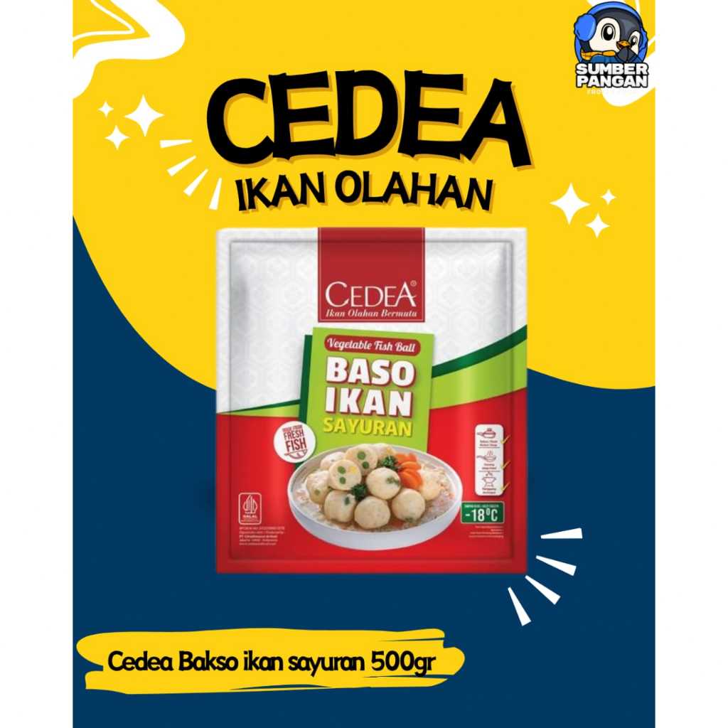 

Cedea Bakso Ikan Sayuran 500gr