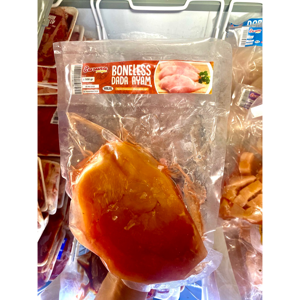

Boneless Dada Ayam mentah 500gr / boneless dada ayam mentah frozen