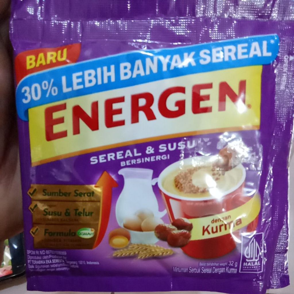 

Energen Susu Sereal Dengan Kurma Renteng Isi 10 Sachet 32gr
