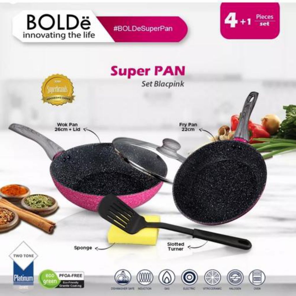 Bolde Super Pan granite series 5 pieces set