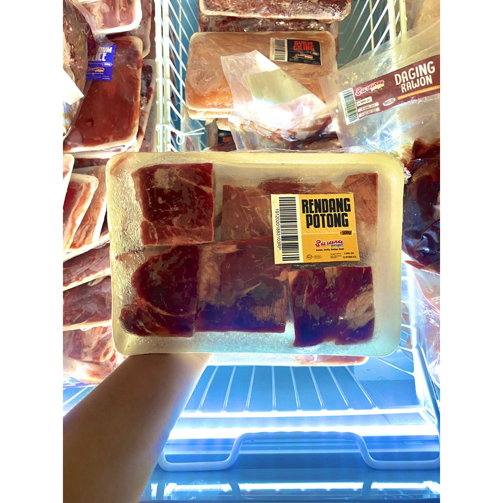 

Daging Rendang Potong Mentah 500gr / daging rendang potong mentah frozen