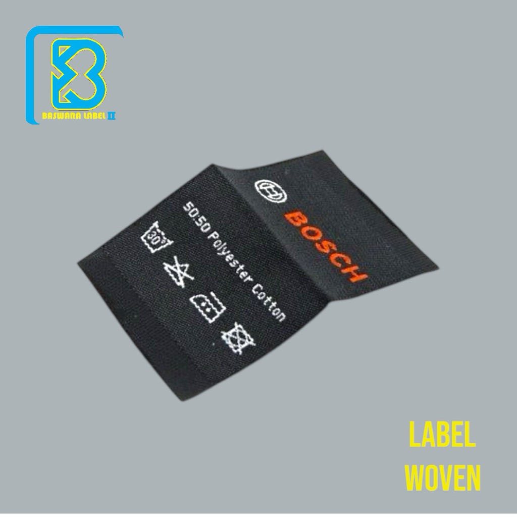 

LABEL WOVEN 3x3cm - 3x8cm