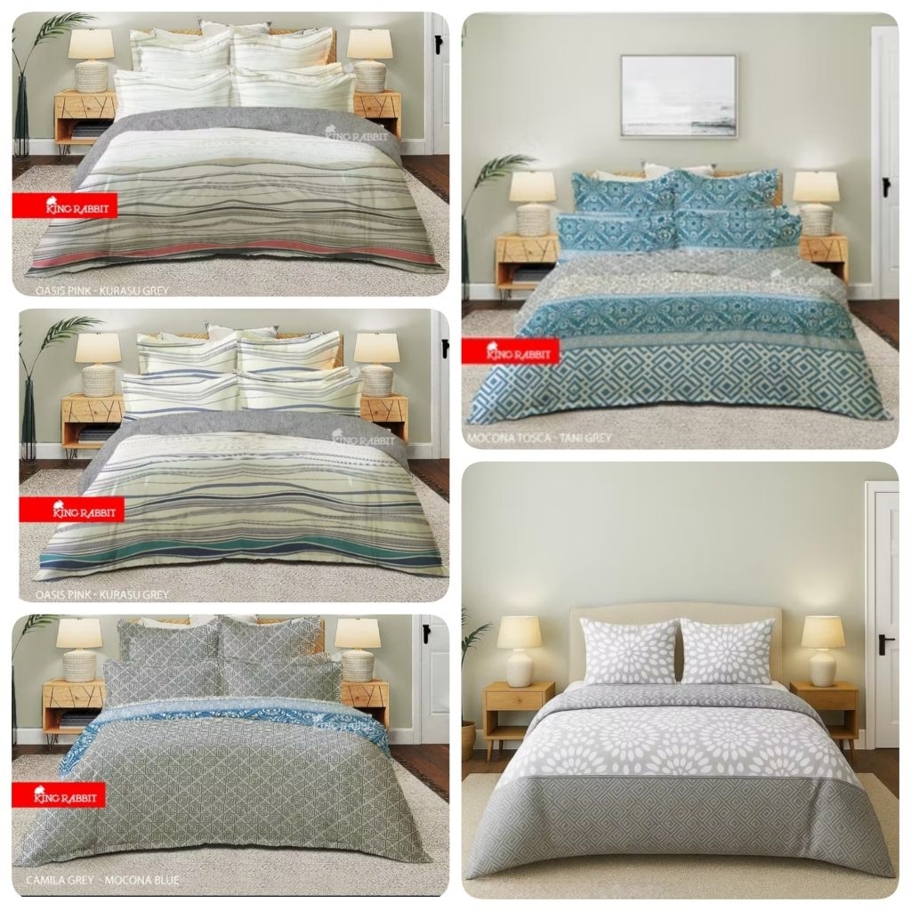 King Rabbit Bedcover Set Uk. 180 (King)