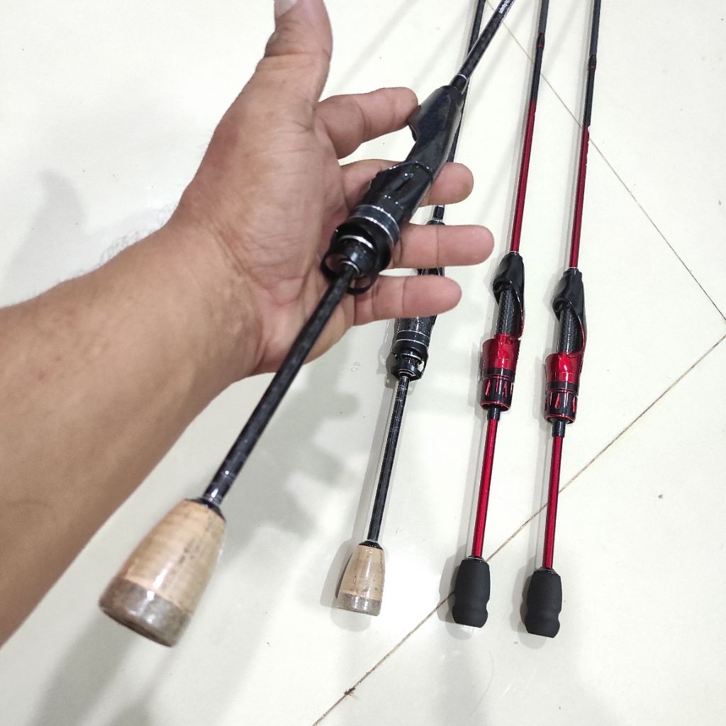 joran UL spinning & bait casting 168 & 180cm solid carbon