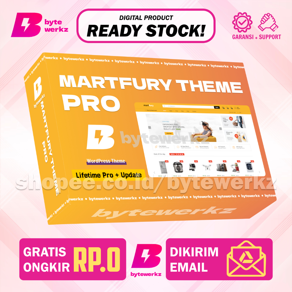 MARTFURY WP THEME PRO - TEMA ECOMMERCE ONLINE SHOP MARKETPLACE WORDPRESS LIFETIME + UPDATE
