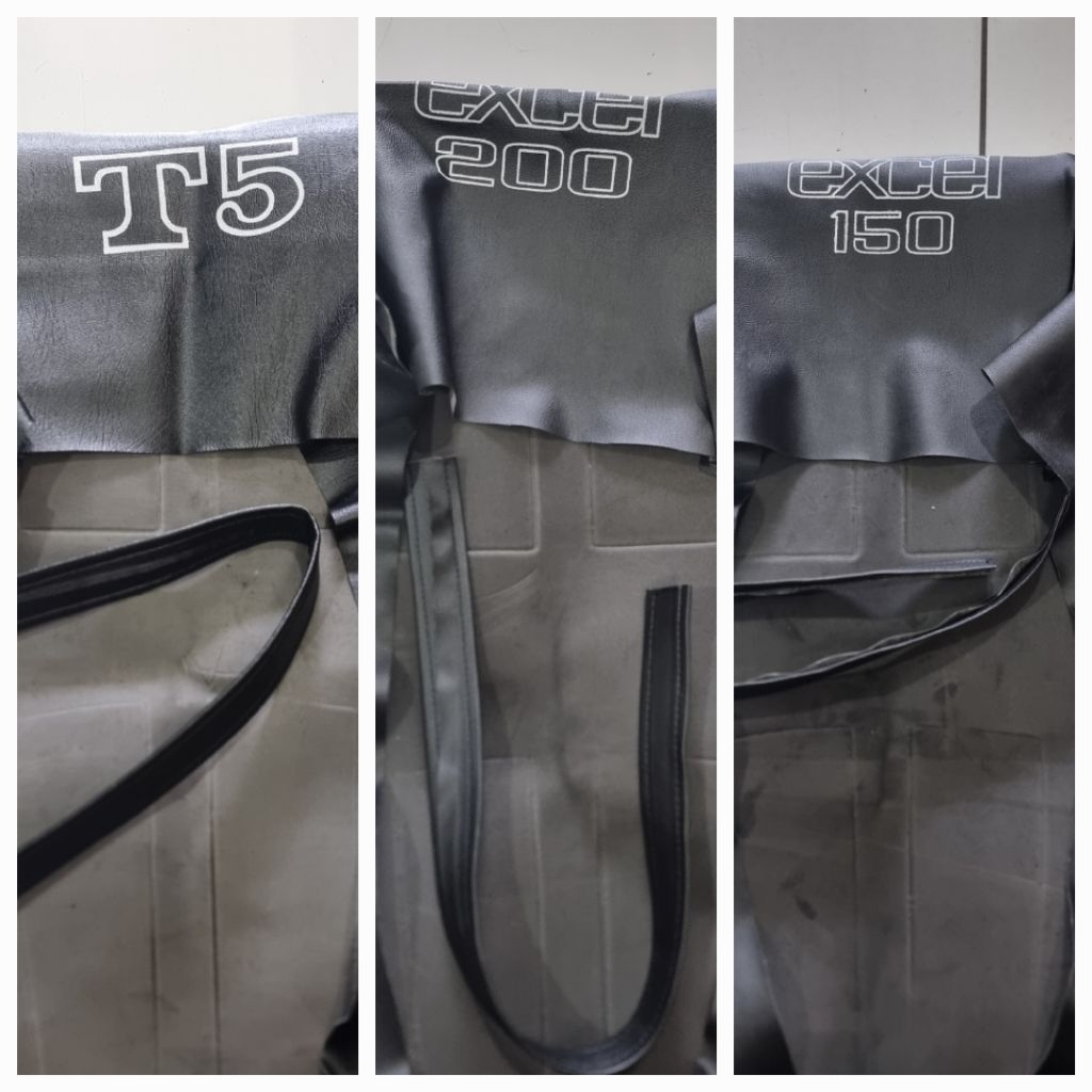 sarung jok vespa excel 150 excel 200 T5 bahan imitasi