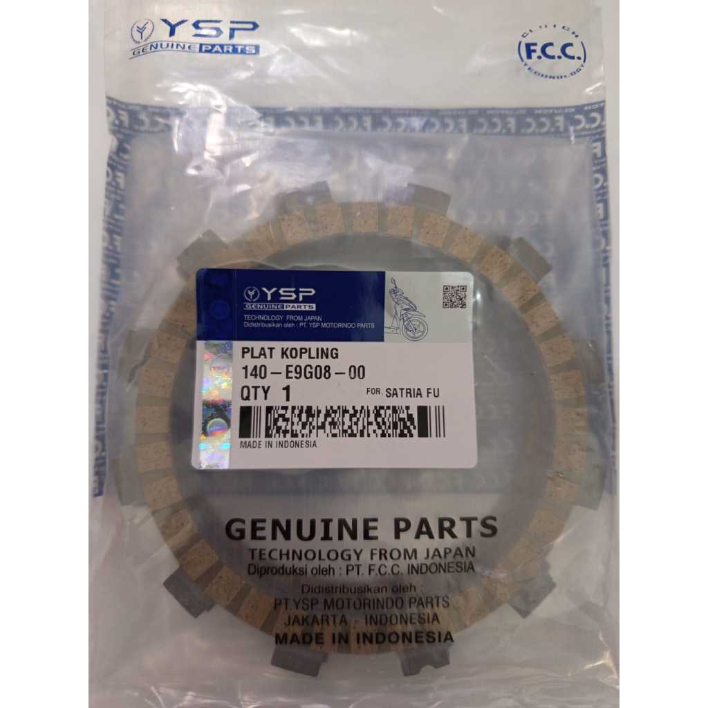 Kampas kopling SATRIA FU / Plat kopling original FCC SUZUKI SATRIA FU