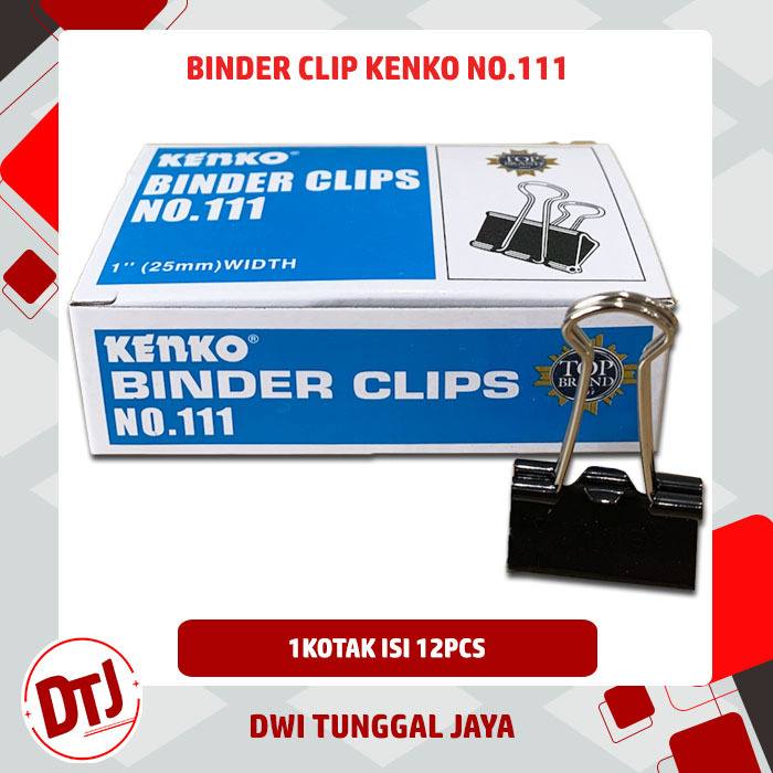 

Binder Clips Kenko No. 111