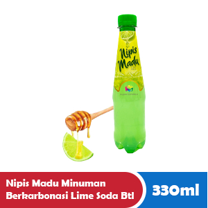 

NIPIS MADU MINUMAN BERKARBONASI LIME SODA BTL 330mL