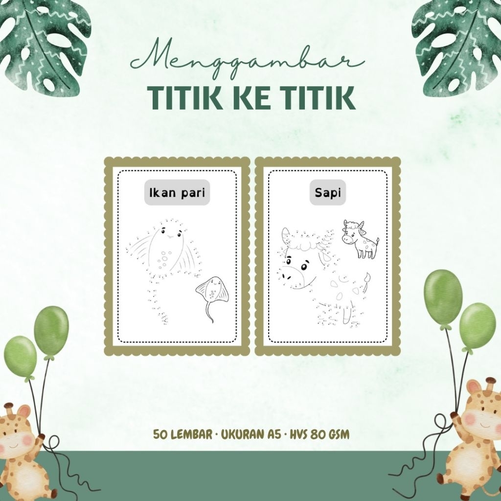 

50 Lembar menggambar titik
