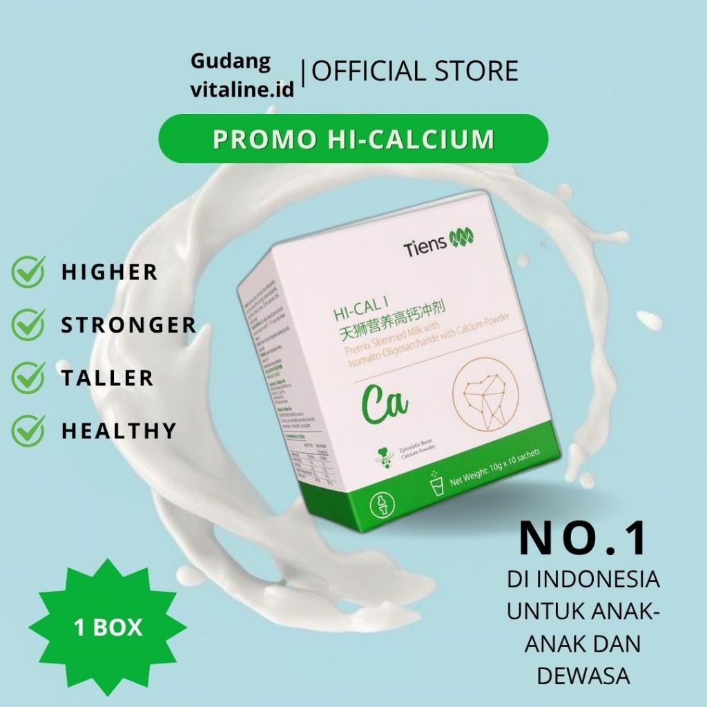 

[COD] SUSU KALSIUM PROTEIN TIENS ORIGINAL PENAMBAH TINGGI BADAN PRIA WANITA TERBAIK UNTUK REMAJA DEWASA