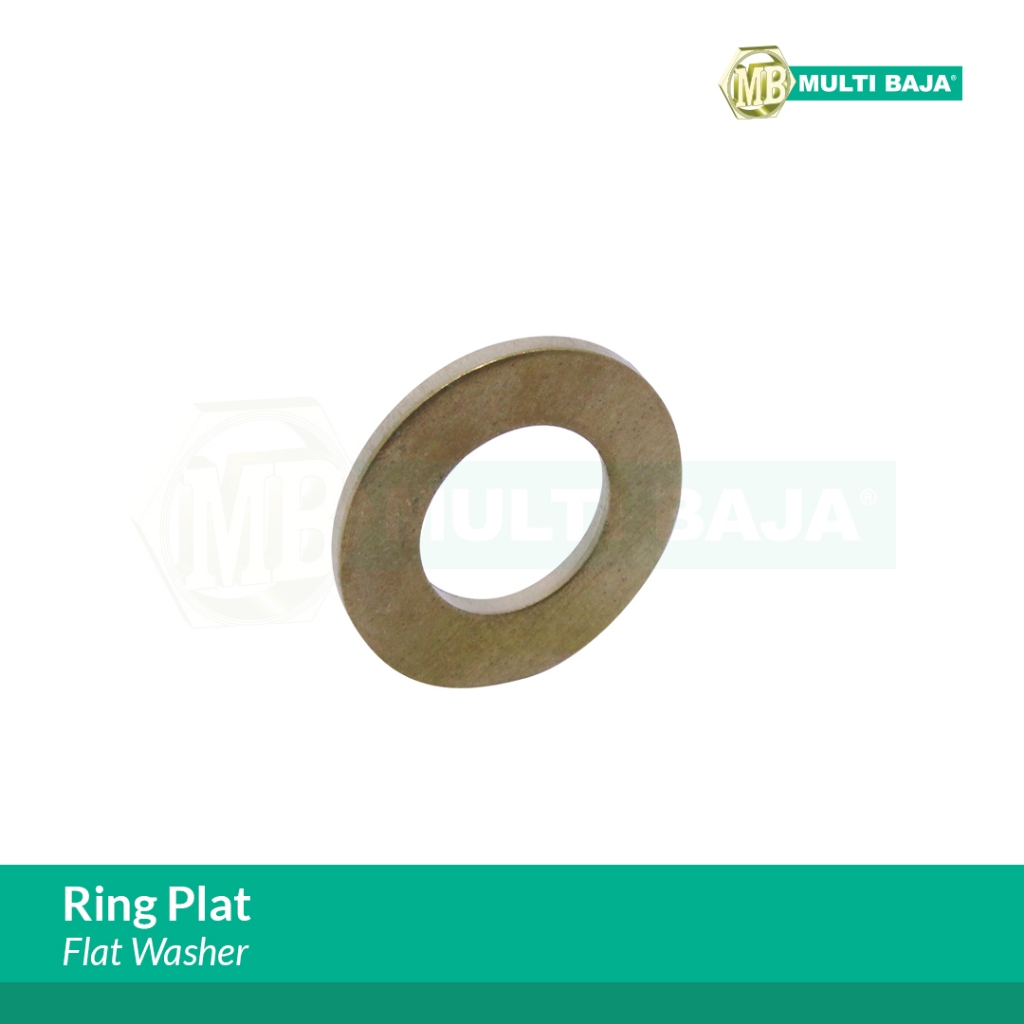 Ring Plat (Brass) Kuningan M8 (Flat Washer)