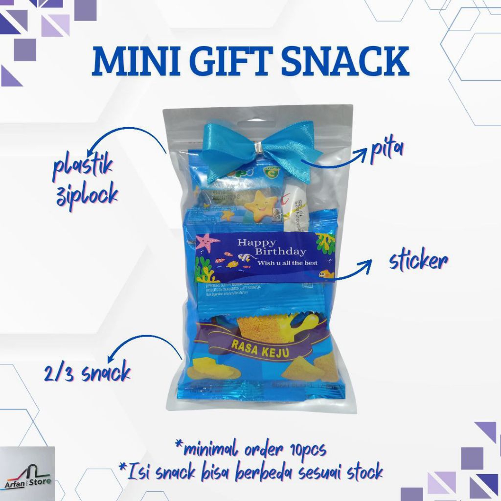 

Mini Gift Snack Biru/Hampers Mini