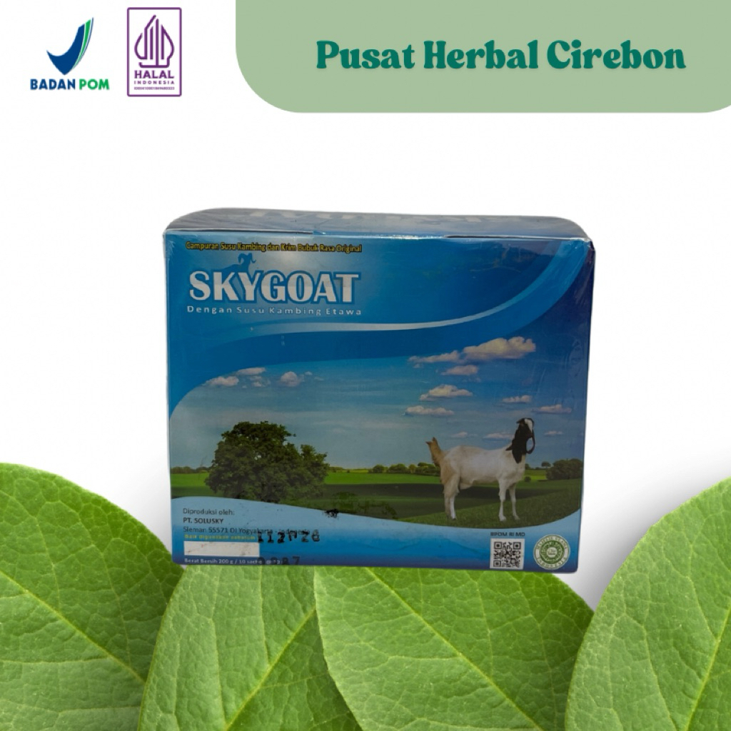 

SKYGOAT - Susu Kambing Bubuk Renceng SKY GOAT 1 BOX Isi 10pcs rasa Original