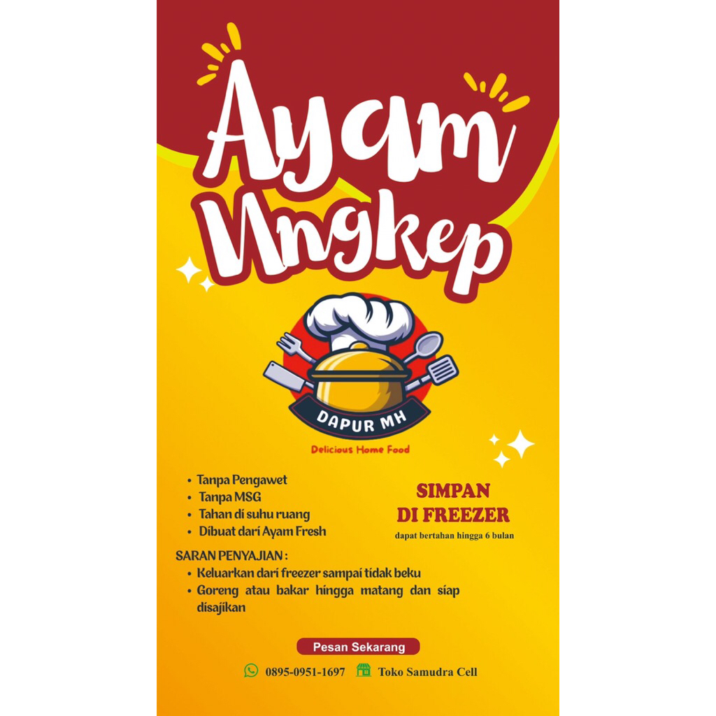 

Ayam ungkeb isi 2pcs empuk bisa langsung di makan tahan lama