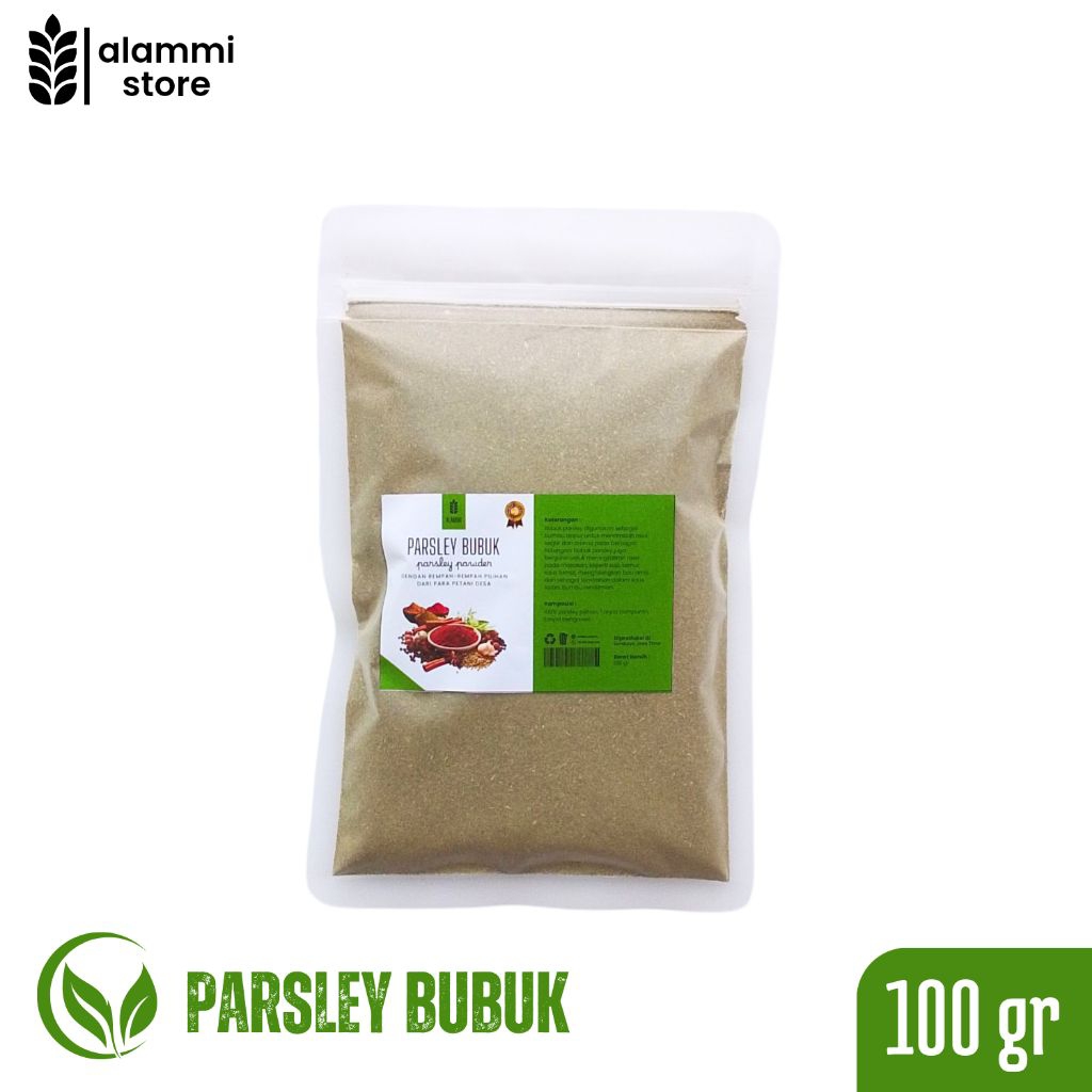 

Bubuk Parsley 100 gr Tanpa Pengawet Tanpa Campuran Tanpa Msg Rempah - Rempah spice Powder