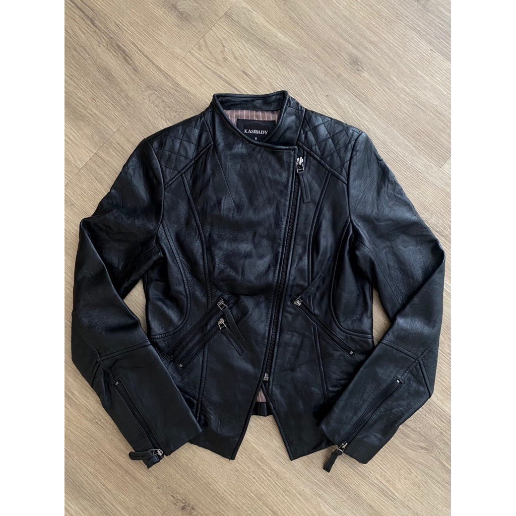 KASIBADI ITALY CAFARACER LEATHER JACKET| BIKER JACKET | CASUAL | OUTER