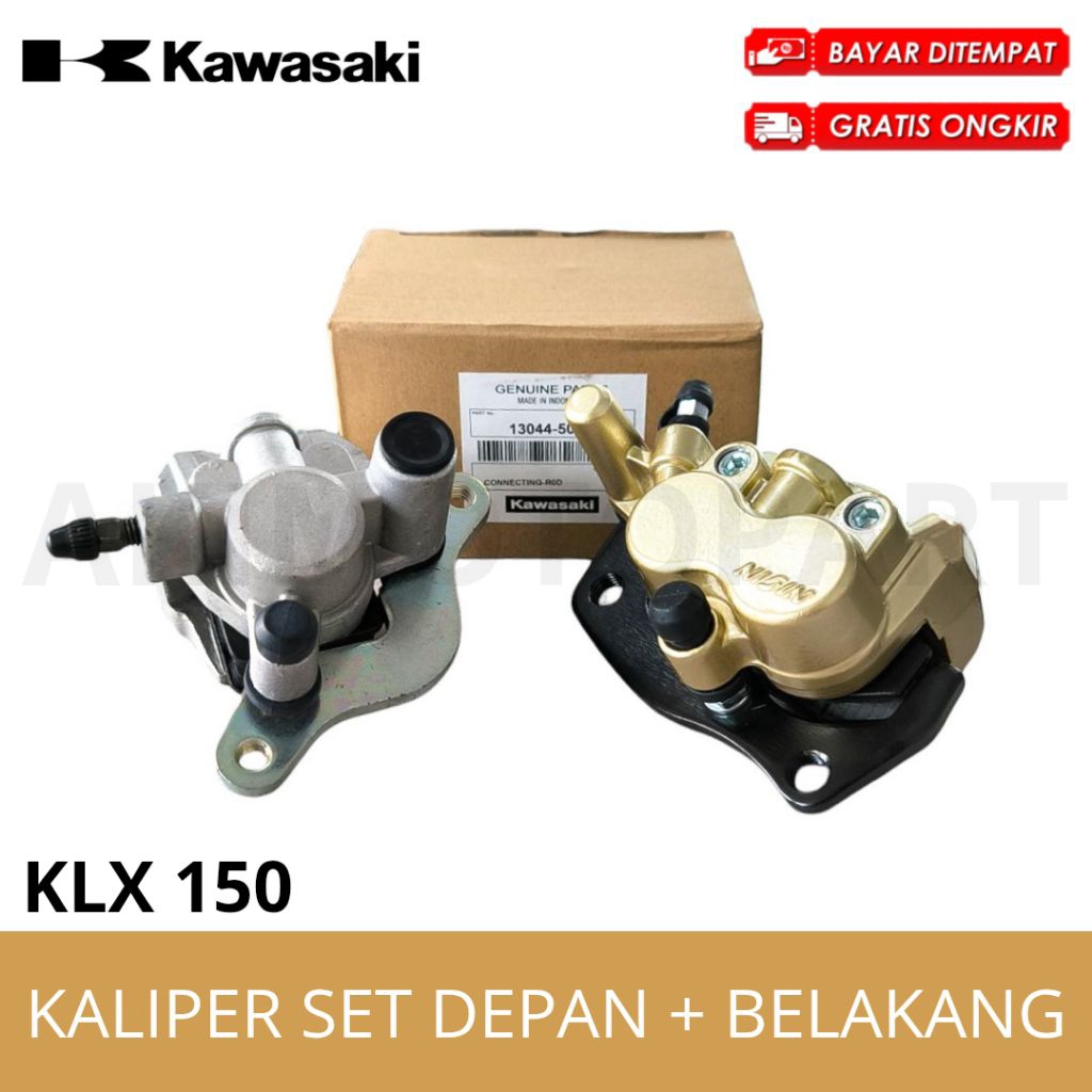 Kepala Babi Kaliper Depan + Belakang KLX / KLX 150 Kaliper Set Depan Belakang Kawasaki KLX