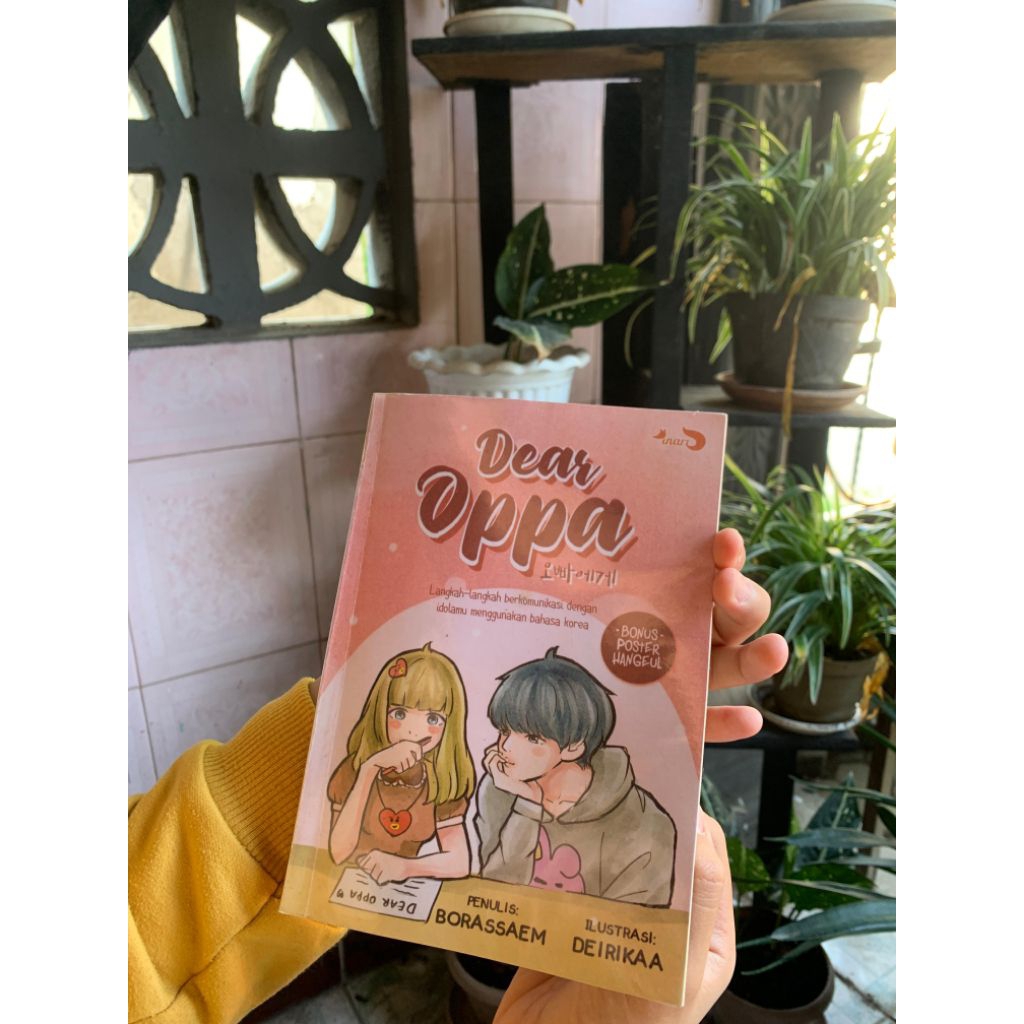Preloved Buku "Dear Oppa" (Sarana Belajar Bahasa Korea Pemula)