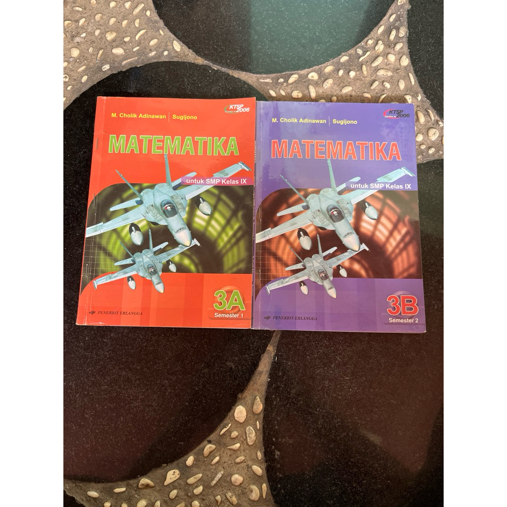 Buku Matematika 3A, 3B, kelas 9, IX, SMP, Semester 1 dan 2, M. Cholik Adinawan, Sugiiono, KTSP 2006,