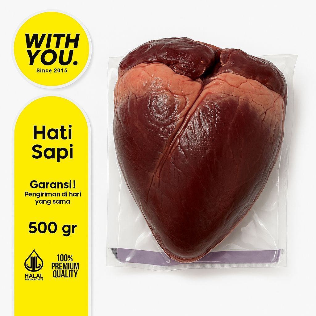 

Hati sapi Import Premium 500g