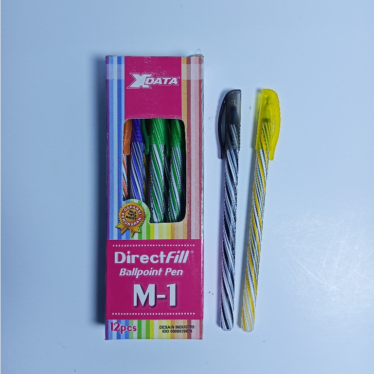 

Bolpen Ulir Warna-Warni / Bolpen Lilin X DATA M-1