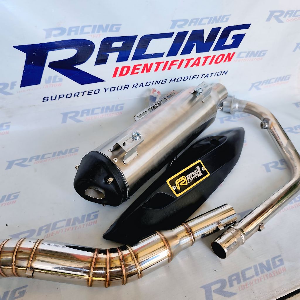 knalpot rob 1  standard racing VIXION SATRIA FU KNALPOT JUPITER MX  LEHER KNALPOT MX KING  LEHERAN K