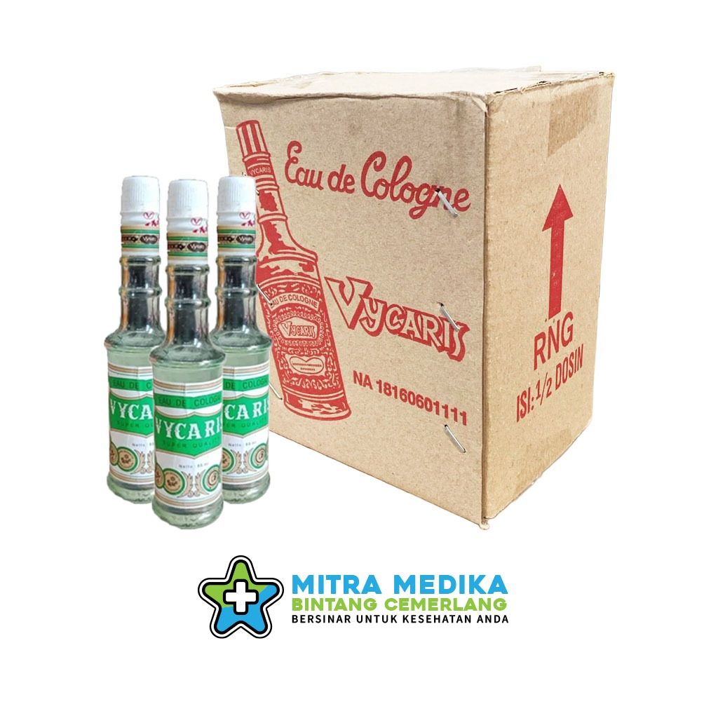 VYCARIS EAU DE COLOGNE PARFUM SERBA GUNA 1 BOX@6 BOTOL