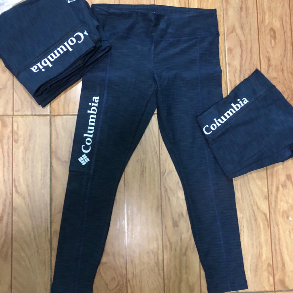 Celana Panjang Inner Olahraga Columbia Pria Wanita - Sport Compression Pants Baselayer