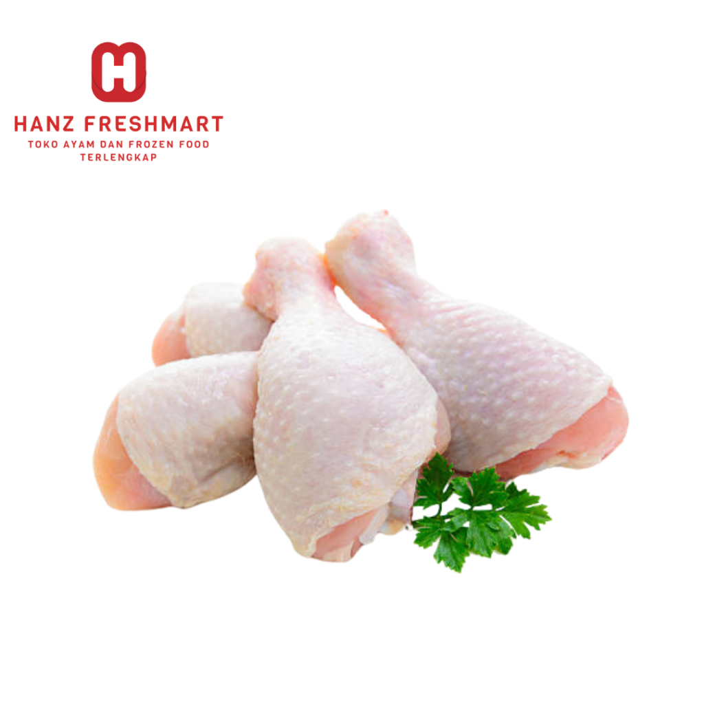 

Paha Bawah, Paha Pentung, Drum Stick Ayam Fresh 500gr & 1kg - Hanz Freshmart