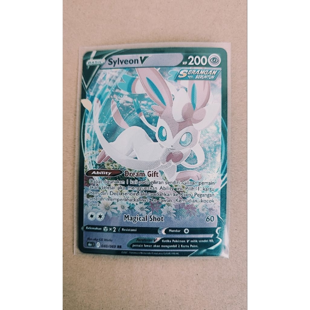 Eevee Heroes - Eevee Evolution Sylveon Bahasa Indonesia Trading Card Game