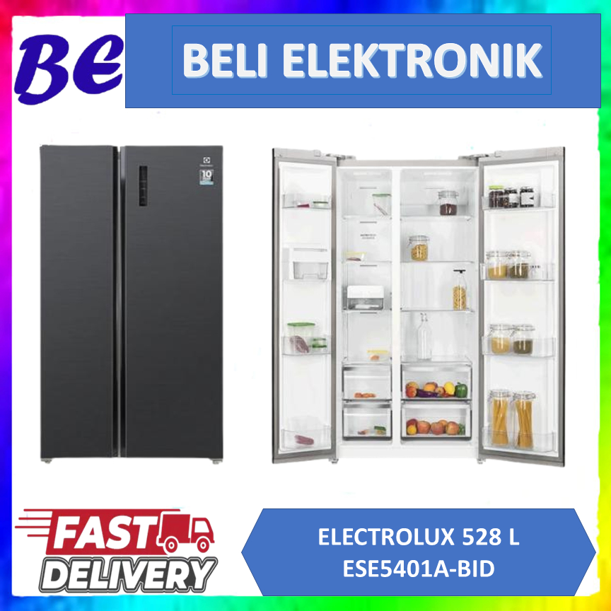 KULKAS ELECTROLUX ESE5401A-BID SIDE BY SIDE 528 L INVERTER // ESE5401A