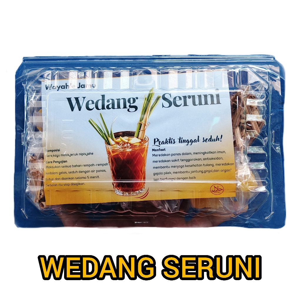 

Wedang SERUNI asli - minuman rempah herbal - wedang sereh jeruk nipis - empon-empon Jogja - minuman kesehatan tradisional