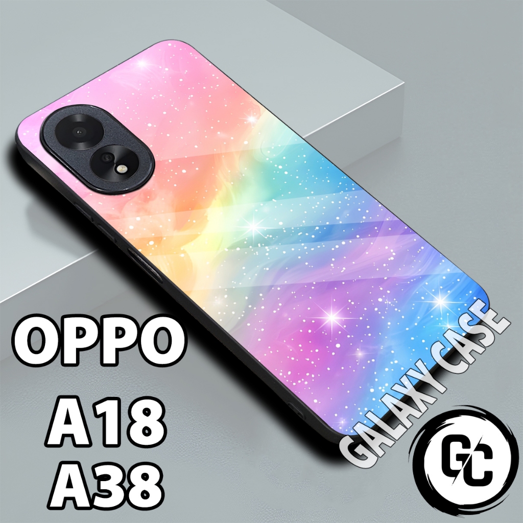 Softcase glossy OPPO A18 A38/case OPPO A18 Cewek/case OPPO A38 glitter/casing/CASE OPPO A18 A38