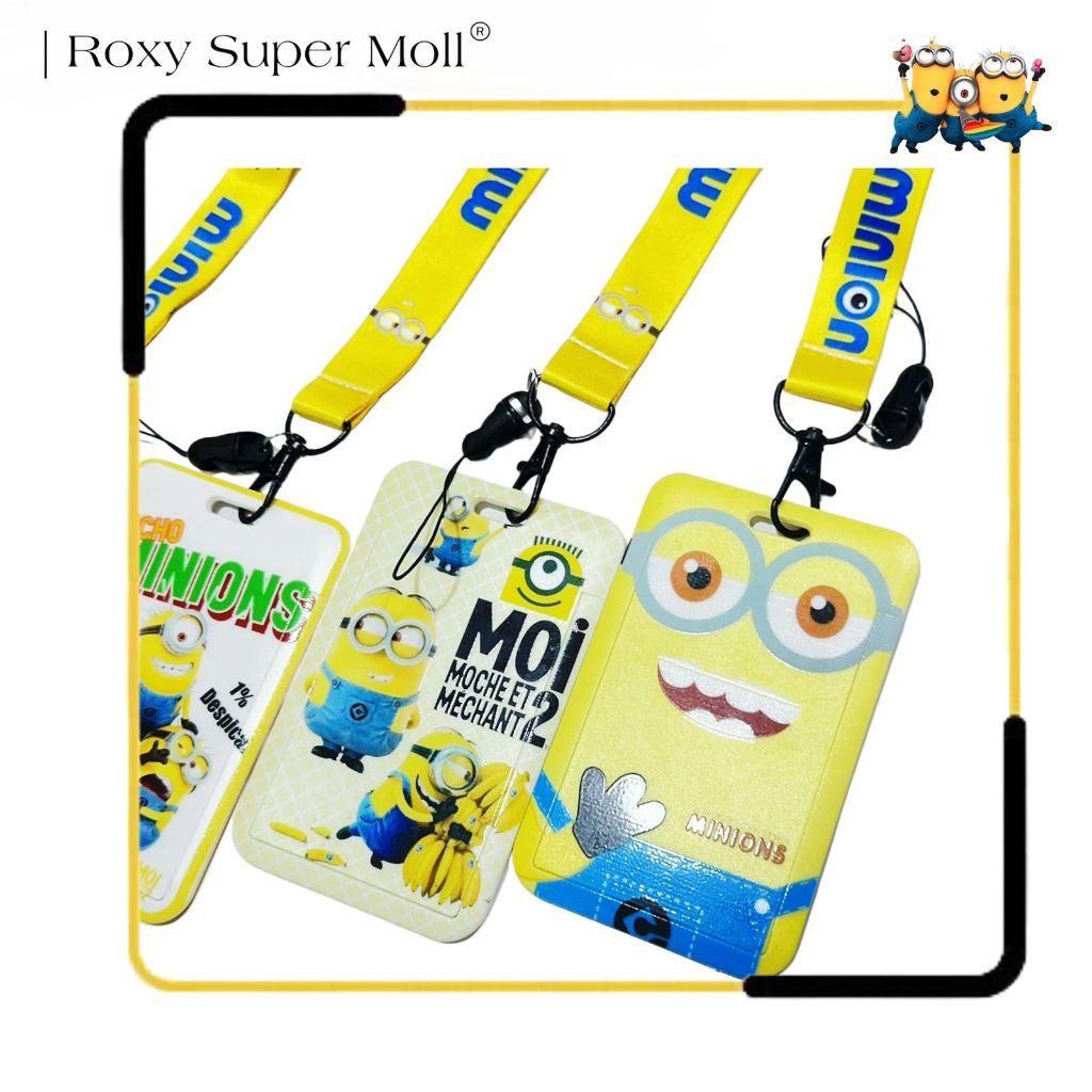 

Id Card Holder Karakter | Tali Gantungan Name Tag | Tempat Kartu Photocard | Name Tag Lanyard Karakter Minion [ROXY]