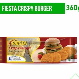 

FIESTA CRISPY BURGER ISI 6 POTONG 360GR