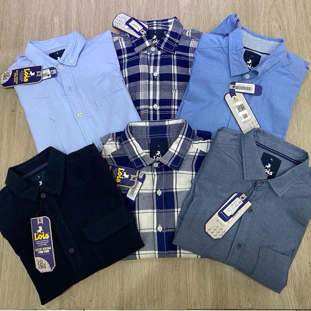 Kemeja Lois original SALE Pria Panjang