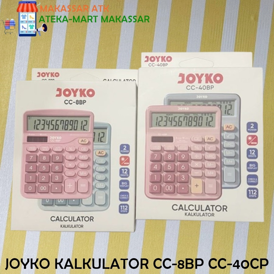 

[1 PCS] JOYKO KALKULATOR CC-8BP CC-40BP DISPLAY BESAR
