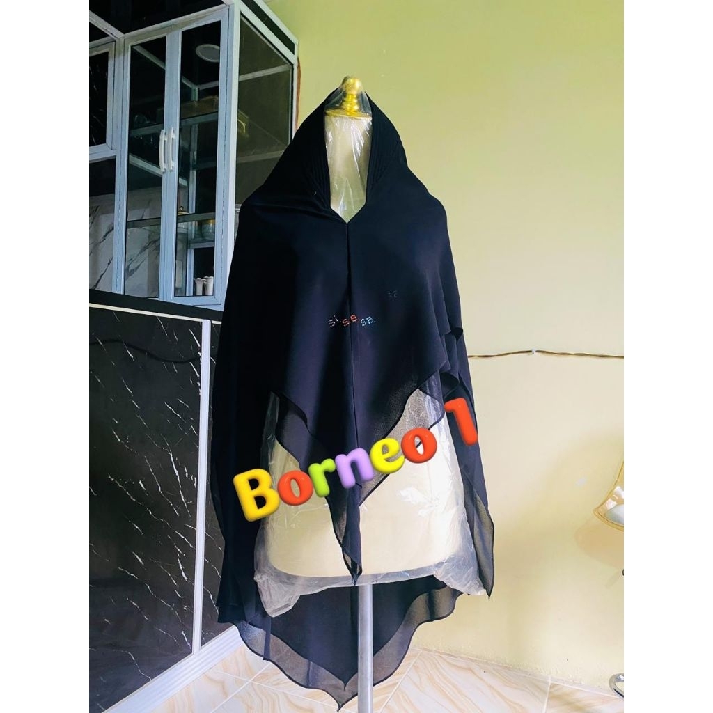 (SALE) Khimar sisesa premium look like sisesa