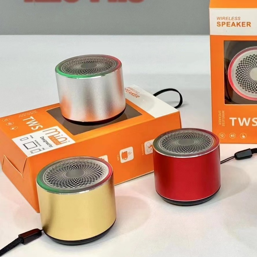 Speaker Bluetooth Mini K20 Besi spiker blutut kecil TWS Led portable speker