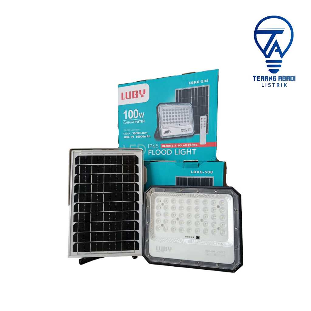 Lampu Sorot Luby LBKS-508 100w (Putih) /set