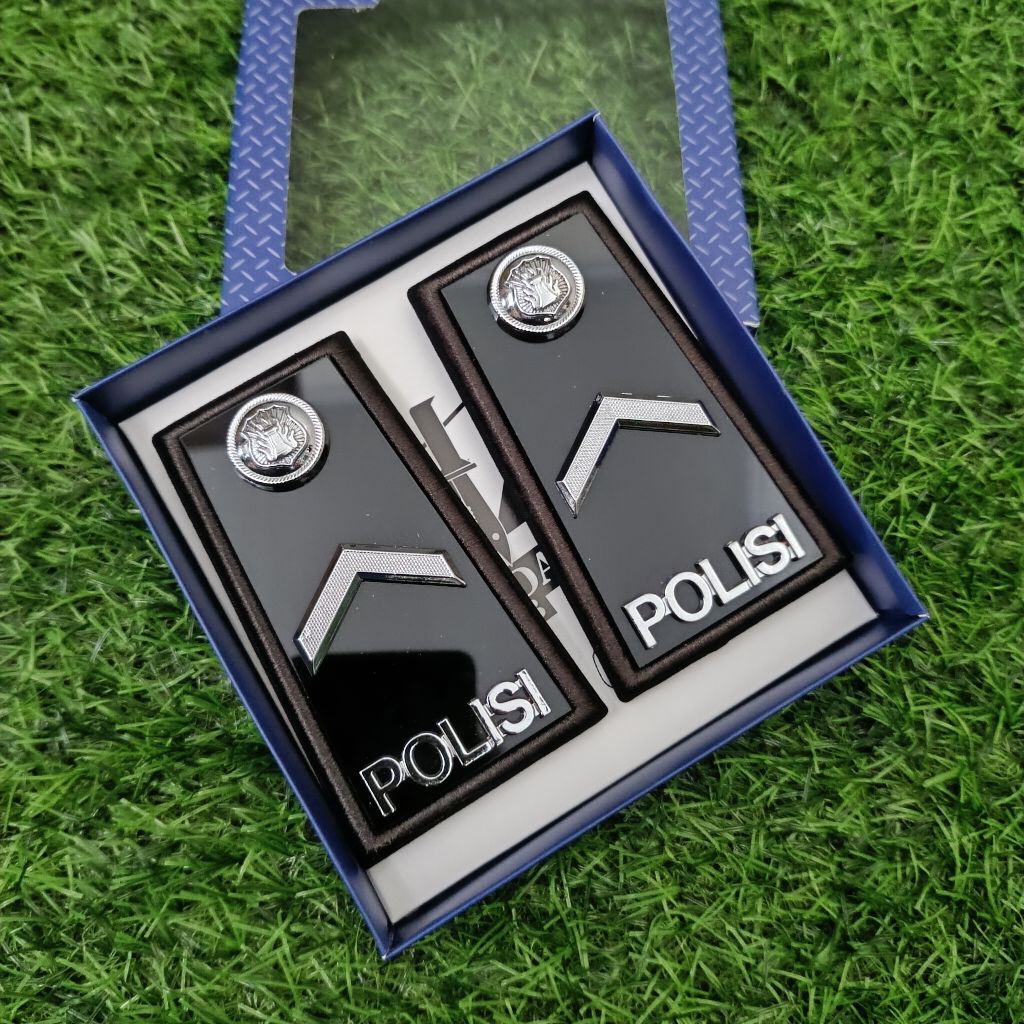 Pangkat PDH BRIPDA POLRI / Pangkat PDH BRIPDA POLRI Mika Akrilik / Pangkat PDH BRIPDA