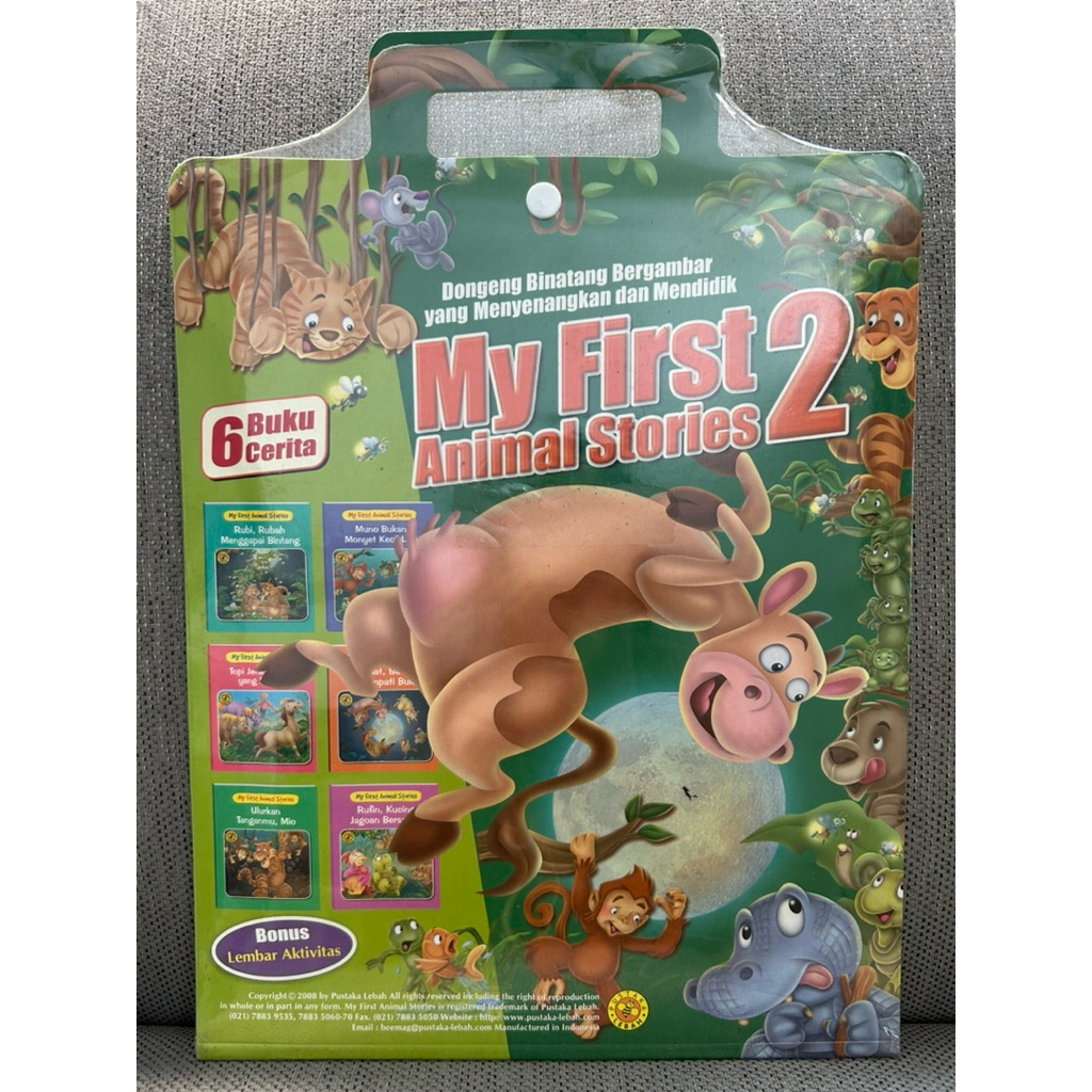 My First Animal Stories- Set isi 6 buku cerita kecil