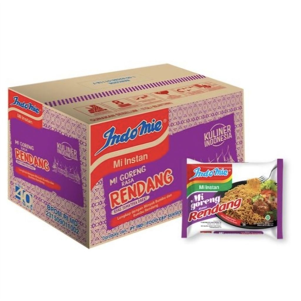 

indomie Goreng Rendang 1 dus isi 40