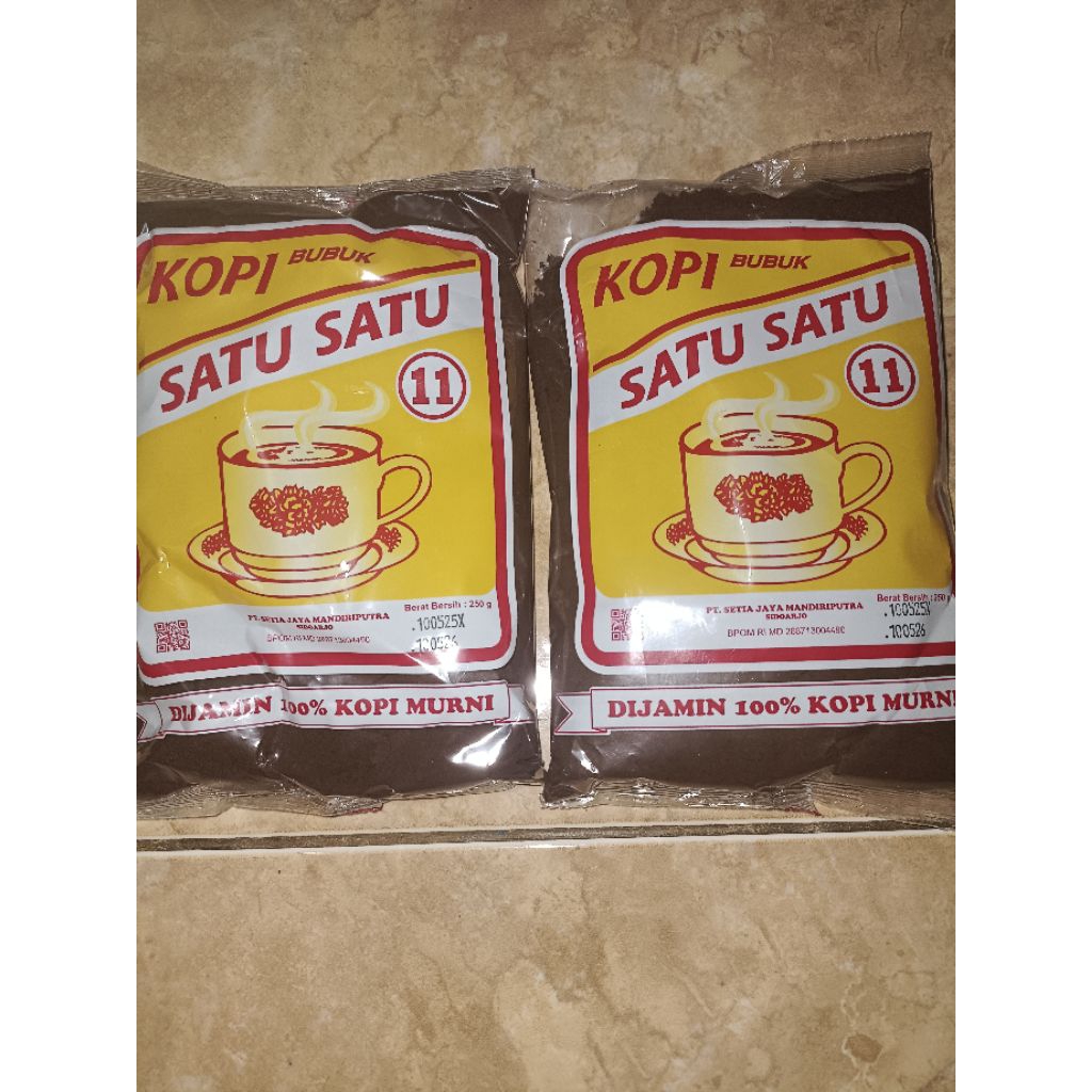 

KOPI BUBUK SATU SATU 250 GRAM RASA MANTAP EKONOMIS MURAH